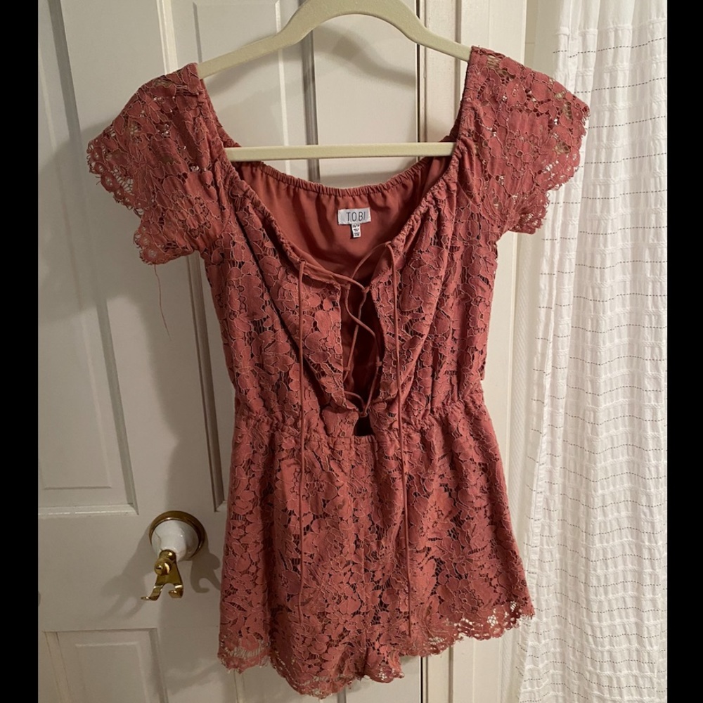 Lace romper